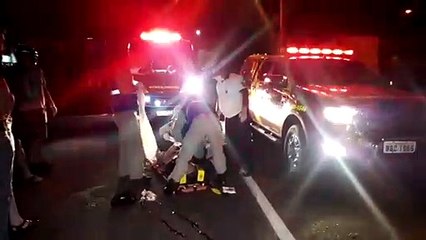 Homem fica ferido após cair de bicicleta, em Cascavel