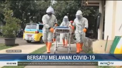 Relawan Jakarta Rescue Gelar Simulasi Penanganan Pasien Covid-19