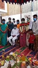 மணமக்கள் "விமல் - கமலி"  திருமணம் விஜயகாந்த் அவர்களின் இல்லத்தில்  நடந்தது