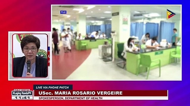 Alamin ang latest update sa COVID-19 sa panayam kay DOH Spokesperson, USec. Maria Vergeire