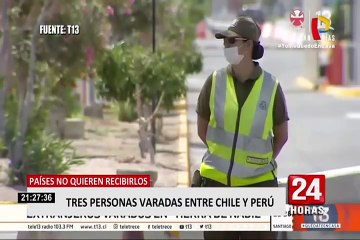 Tres extranjeros varados entre Perú y Chile