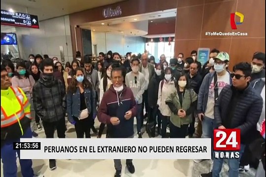Cientos de peruanos varados en el extranjero