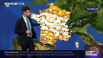 La météo pour ce dimanche 22 mars 2020