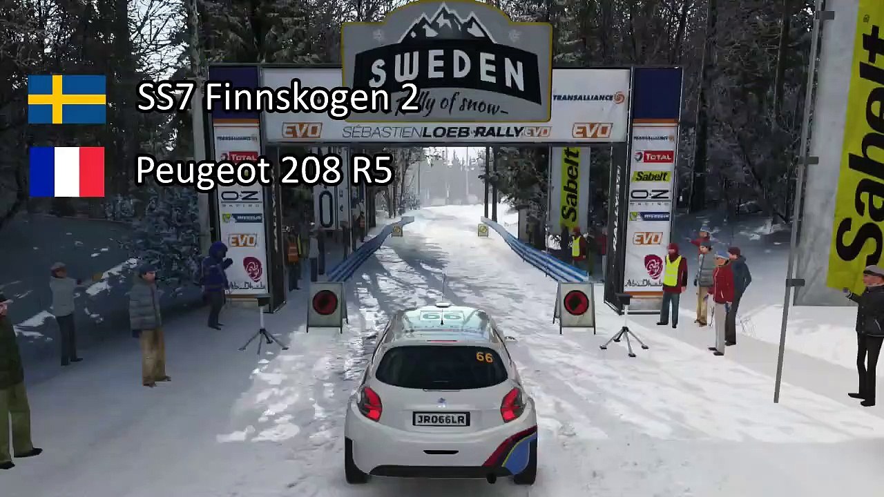Sebastien Loeb Rally Evo : Suède SS7 - Finnskog...