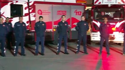 Büyükşehir itfaiyesinden sağlık çalışanlarına destek