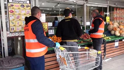 Altındağ'da 60 yaş üstü vatandaşlara alışveriş desteği