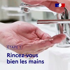 Coronavirus  : comment bien se laver les mains