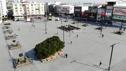 Esenyurt'ta şeride rağmen banka oturan vatandaşlar pes dedirtti