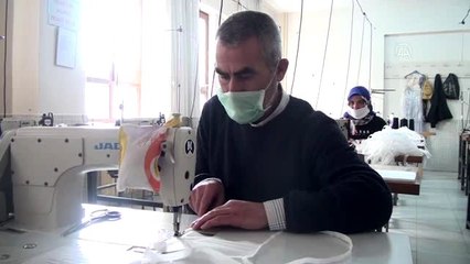 Meslek Lisesinden Kamu Kurumlarına 100 bin maske
