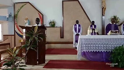 Messe du dimanche 22 mars 2020 par P. Cornelius (omi)