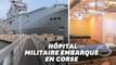 En Corse, les images du porte-hélicoptère de l'Armée censé désengorger l'hôpital d'Ajaccio