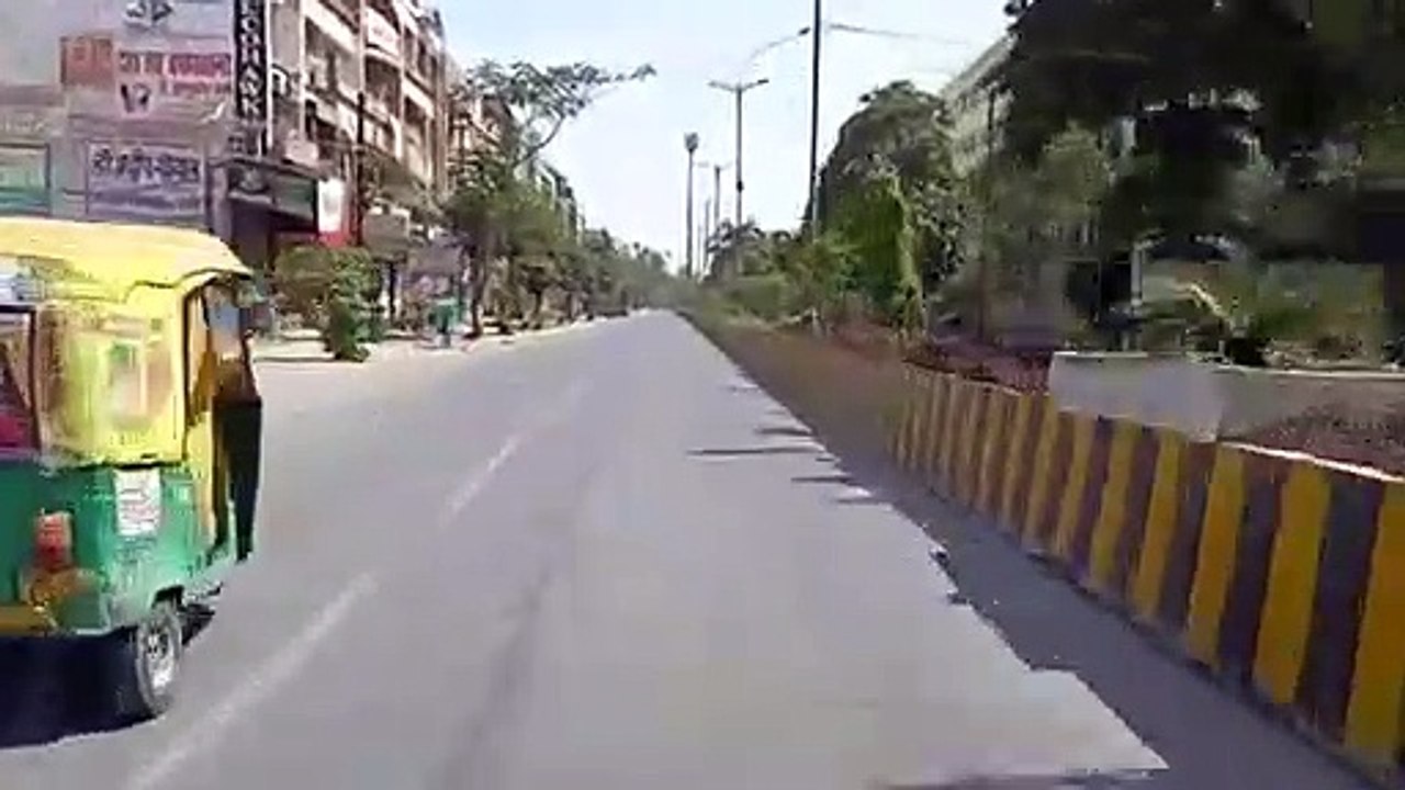 इंदौर ने जनता कर्फ़्यू को बनाया सफल, सभी सड़कों पर सन्नाटा, देखें वीडियो