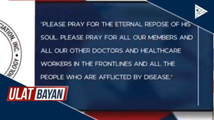 PHA, nakiramay sa pagkamatay ng isang cardiologist dahil sa COVID-19
