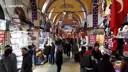 Istanbul's Grand Bazaar closes due to coronavirus pandemic