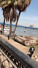 عودة مركب نيليى لتثير الجدل بكورنيش النيل في الزمالك