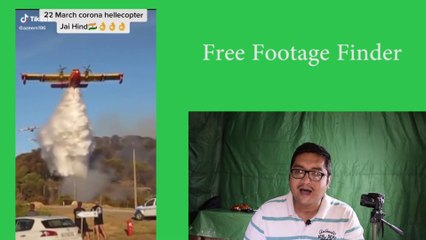 Corona Medicine sprayed in the air, Fake Video || Review And How to make || Free Footage Finder