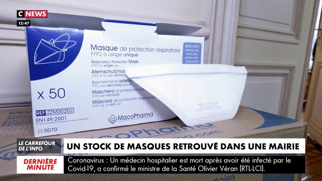 Pénurie de masques : un stock retrouvé dans le grenier d'une mairie