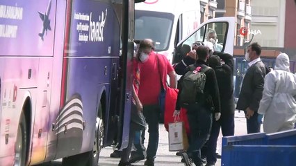 Karantina için 3 otobüs daha Tekirdağ'a geldi