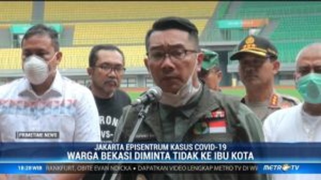 Ridwan Kamil Imbau Warga Bekasi Tak ke Ibu Kota