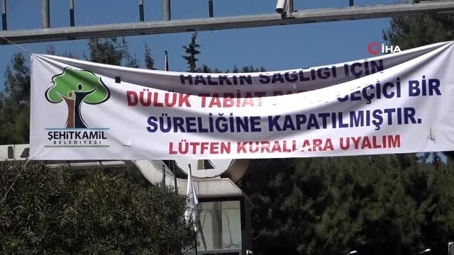 Gaziantep'te mesire alanları boş kaldı