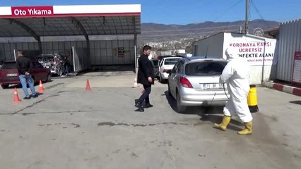 Araçlarda koronavirüs dezenfeksiyonu