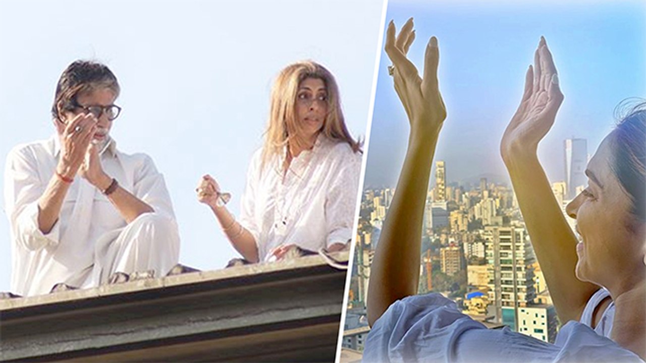 Janta Curfew: Bollywood Celebs CLAP In Their Ba...