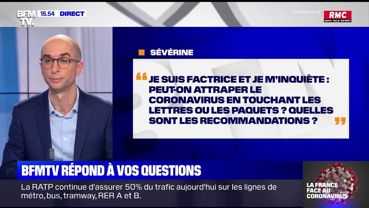 Peut-on attraper le coronavirus en touchant les lettres et les paquets ?