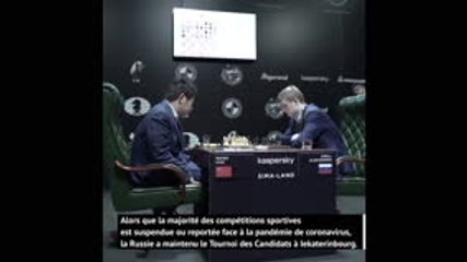En Russie, pas de pause pour les échecs malgré le coronavirus