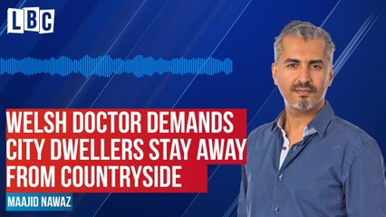 Maajid speaks to Dr. Hughes telling city folk to stay away