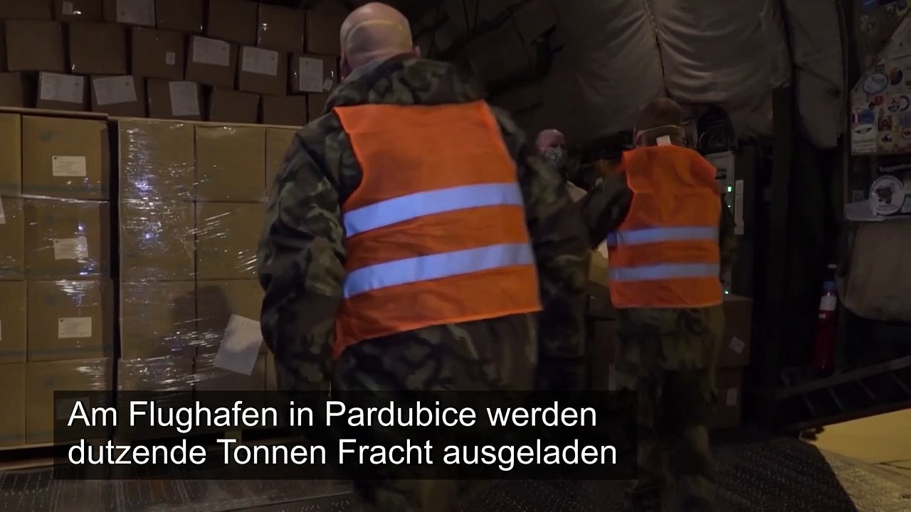 Tschechien erhält Atemschutzmasken aus China