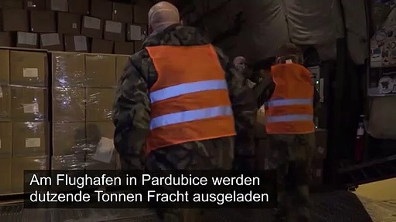 Tschechien erhält Atemschutzmasken aus China