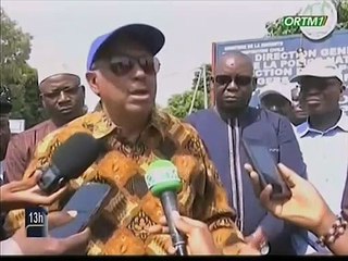 ORTM/Visite du ministre de la santé au corridor de Zegoua pour sensibiler les habitants sur la pandemie du COVID19