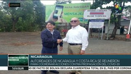 Nicaragua y Costa Rica acuerdan acciones de salud y económicas