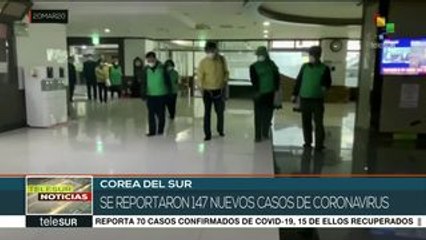 Corea del Sur acumula 8 mil 799 contagios por el COVID-19