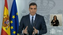 Sánchez pide a los partidos apoyo para ampliar el estado de alarma