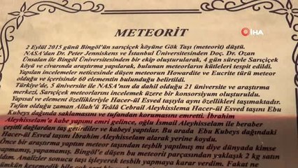 Göktaşından yapıldı...30 bin dolara satışa çıktı