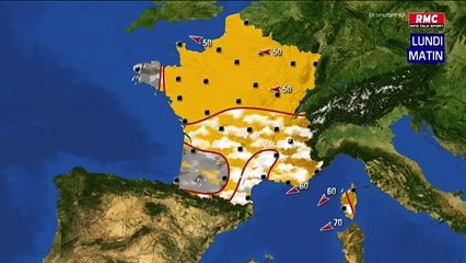 La météo pour ce lundi 23 mars 2020