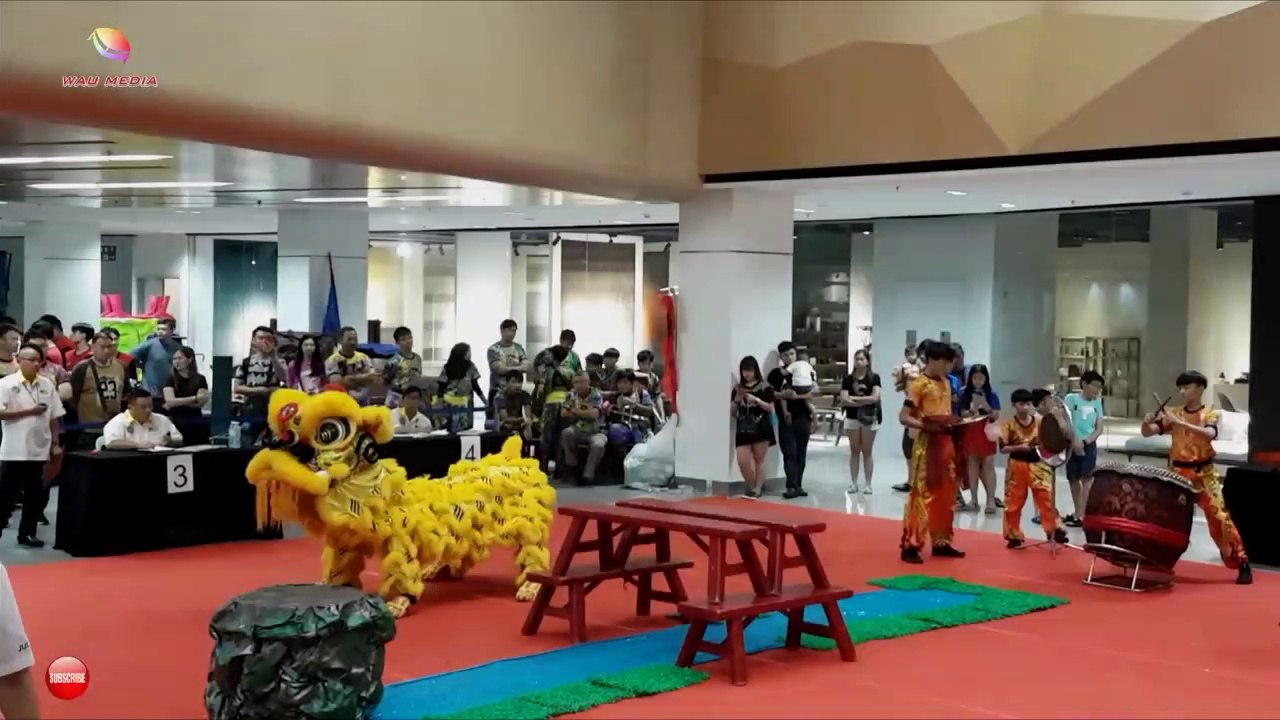 Johor Kun Seng Keng (新山关圣宫龙狮团) traditional lion dance routine at 26th Malaysia Lion Dance Championship, Glo Damansara