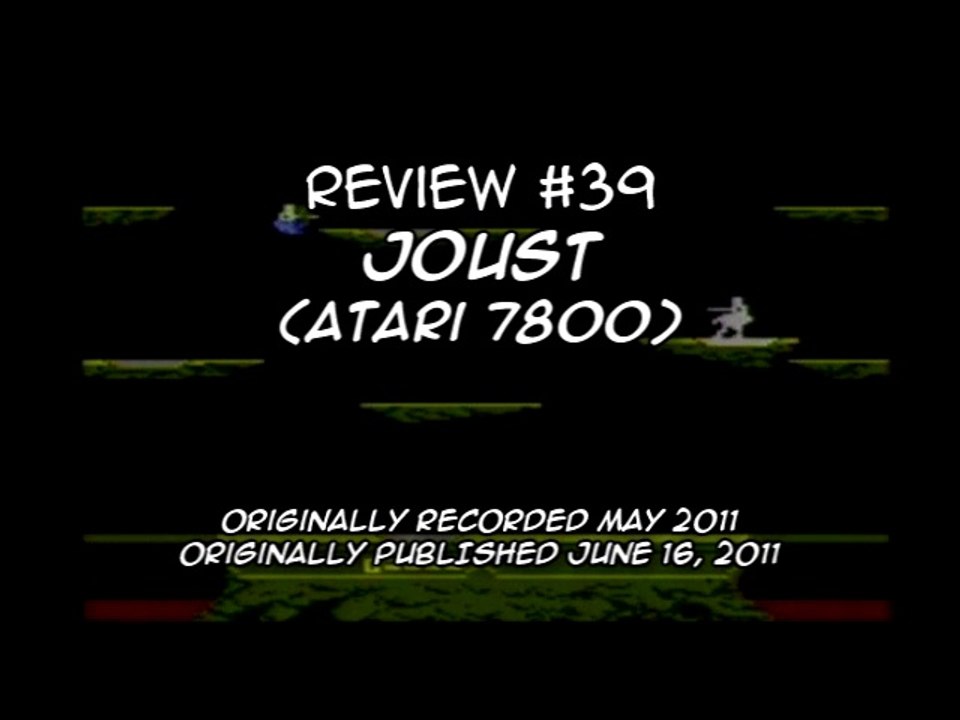 Review 39 - Joust (Atari 7800)
