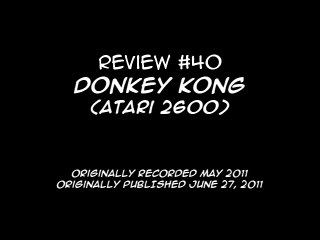 Review 40 - Donkey Kong (2600)