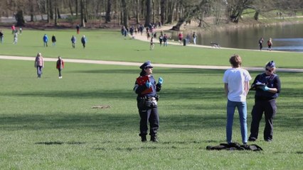 La police dresse des procès-verbaux à l'encontre des personnes ne respectant pas les règles du confinement dans le bois de la Cambre