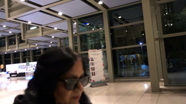 BDMV-137 Aruna & Hari Sharma leaving ashington State Convention Center 705 Pike St, Seattle, WA 98101 Feb 13, 2020