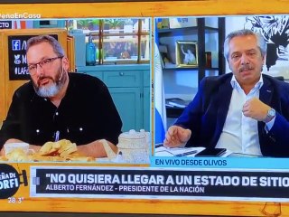 Alberto Fernández y su preocupación por las violaciones al aislamiento obligatorio: "No quisiera decretar el estado de sitio"
