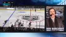 This Time Last Year - Will Ferrell's Ron Burgundy guest commentates on LA Kings match