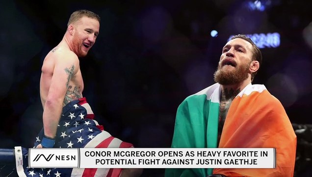 Conor McGregor opens as huge favorite in potential fight against Justin Gaethje