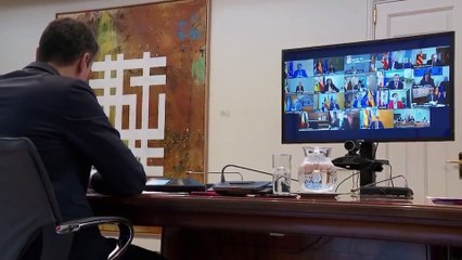 Sánchez pide prorrogar el estado de alarma a los partidos y presidentes