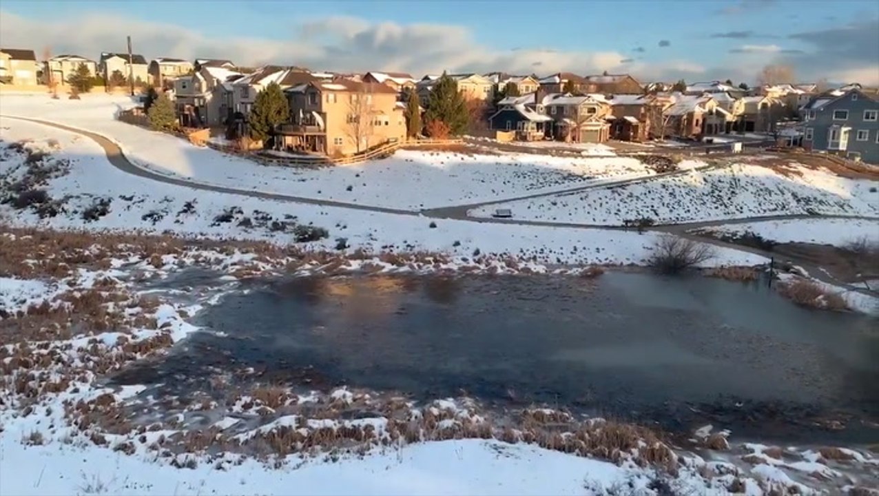 Beautiful time-lapse at sunrise