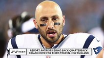 Report: Patriots bringing back Brian Hoyer