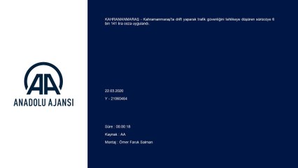 Drift yapan sürücüye 6 bin 141 lira ceza - KAHRAMANMARAŞ