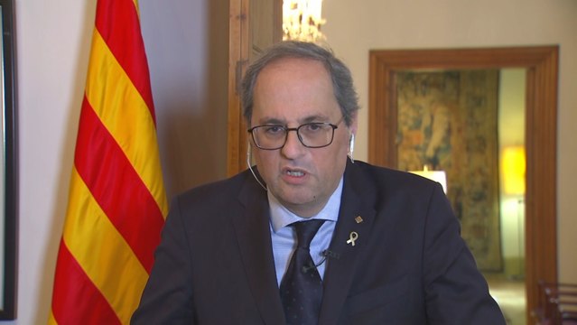 Torra insiste en el confinamiento para Cataluña